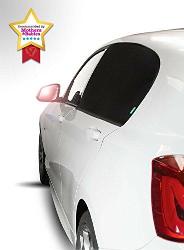 Universal de coche Sun Shades | proporciona la máxima protección UV | cubre material de malla lateral trasera ventana | 2 x de alta calidad coche sol sombra