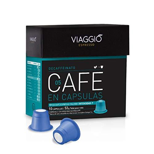 VIAGGIO ESPRESSO - 240 Cápsulas de Café Compatibles con Máquinas Nespresso - DECAFFEINATO