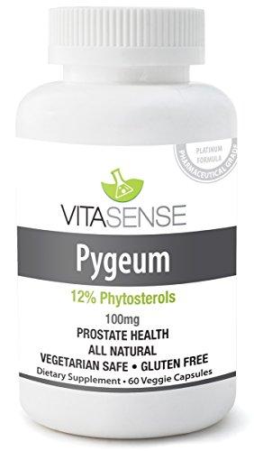 VitaSense - Pygeum 100 mg (12% Fitosteroles) - Salud de la Próstata - 60 cápsulas vegetarianas by RIVENBERT