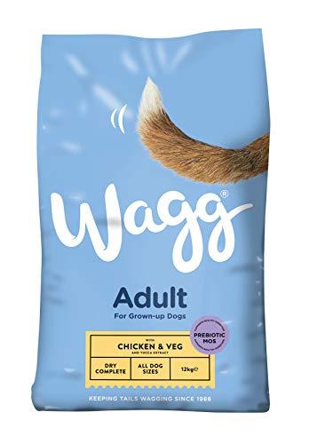 Wagg Adult Complete Chicken and Veg - Comida para perros con pollo y verduras, 1 pack de 12 Kg