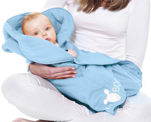 Wallaboo Fleur - Manta para bebé muy práctica y ultra suave