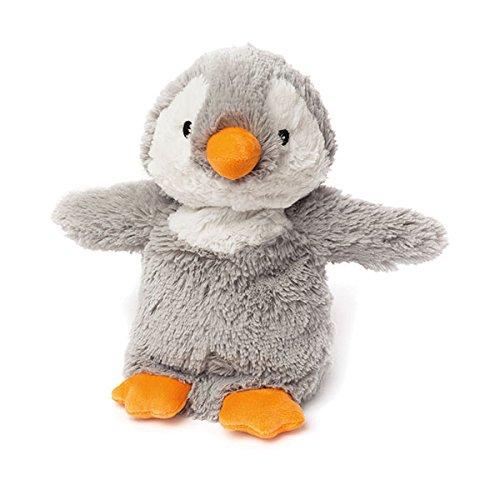 Warmies acolchados peluche gris pingüino micrófono juguete suave