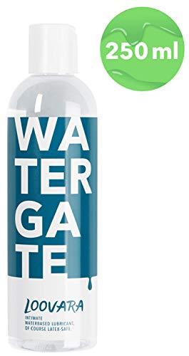 Loovara Watergate - Gel lubricante a base de agua | máxima sensibilidad y delicado con la piel | sin sabor ni perfumes | no mancha la ropa de cama | ideal para el sexo y la masturbación