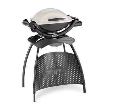 Weber Q 1000 Titan Barbecue Gas - Barbacoa (Kettle, Negro, Color blanco, Rectangular, Aluminio)