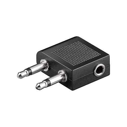 Wentronic 3.5mm/3.5mm Audio Adapter 3.5mm M 3.5mm M Negro Adaptador de Cable - Adaptador para Cable (3.5mm M, 3.5mm M, Macho/Macho, Níquel, Negro)