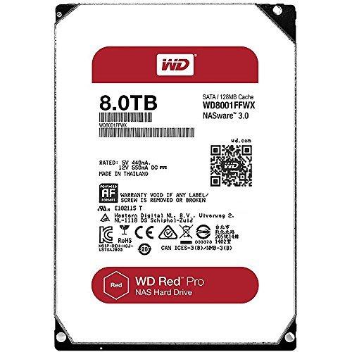 Western Digital Red Pro 8000GB Serial ATA III - Disco Duro (5-60 °C, -40-70 °C, Serial ATA III, Unidad de Disco Duro)