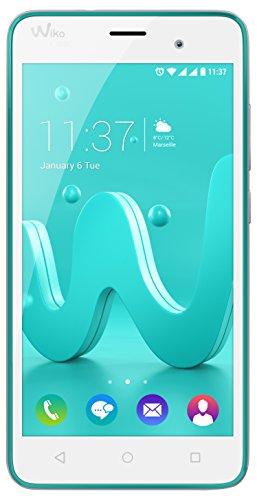 Wiko Jerry - Smartphone Libre Android (Pantalla 5", Quad-Core, 8 GB, 1 GB RAM, cámara 5 MP), Color Turquesa