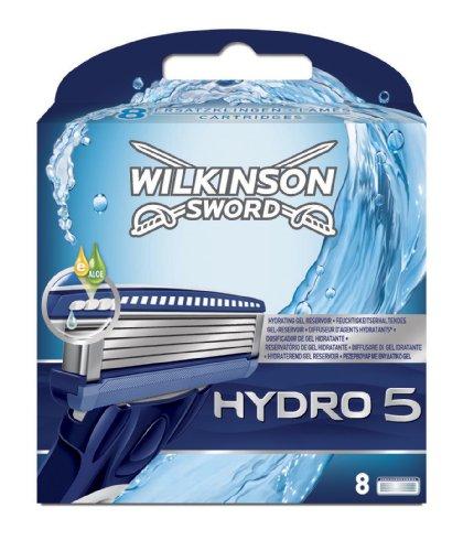Wilkinson Hydro5 - Cuchillas de afeitar (8 unidades)