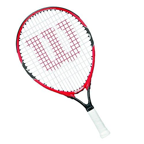 Wilson Raqueta de tenis para niños, Para juegos en todas las áreas, Roger Federer , Rojo/Gris