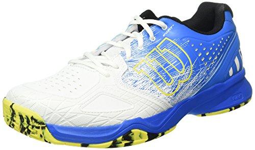 Wilson Kaos Comp, Zapatillas de Tenis Hombre, Multicolor (Bright Blue A1WG), 47 1/3 EU