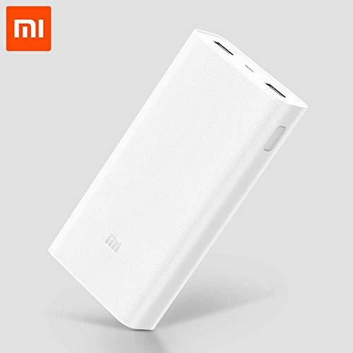 Xiaomi 20000 2C batería Externa Blanco Ión de Litio 20000 mAh - Baterías externas (Blanco, Universal, ABS,PVC, Rectángulo, Ión de Litio, 20000 mAh)