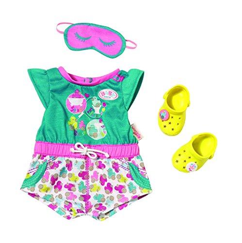 Zapf Creation 822470 - bebés nacidos, pijamas cortos con zuecos multicolor