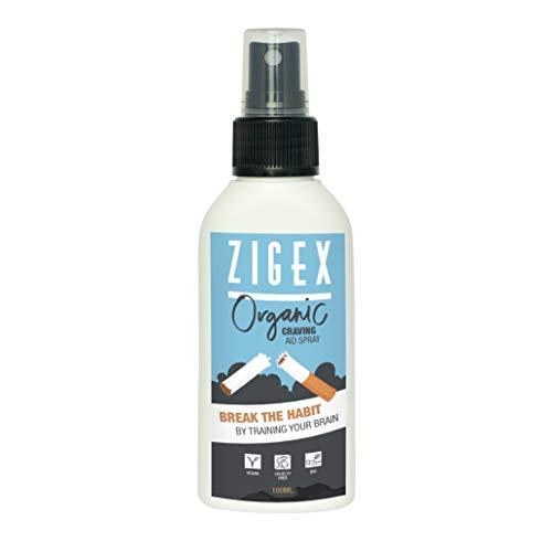 ZigEx Spray y antiestrés para dejar de fumar (Ayuda a entrenar su cerebro contra la adicción) 100 ml