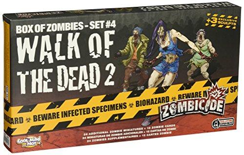 Zombicide Box of Zombies: Walk of the Dead 2 Set #4 - Juego de Mesa, para 6 Jugadores (CoolMiniOrNotInc. GUG0018) (versión en inglés)